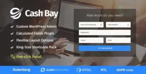 Cash Bay – Banking and Payday Loans WordPress Theme [95% OFF]