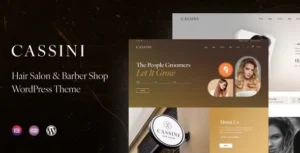 Cassini - Hair Salon & Barber Shop WordPress Theme 95% OFF