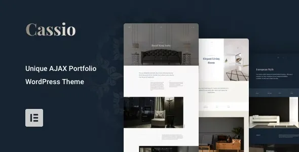 Cassio – AJAX Portfolio WordPress Theme 95% OFF