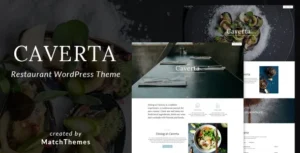 Caverta - Fine Dining Restaurant WordPress Theme 95% OFF