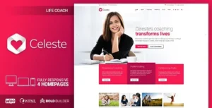 Celeste – Life Coach & Therapist WordPress Theme 95% OFF