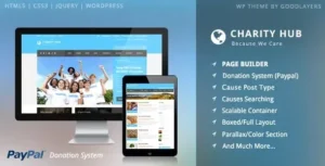 Charity Hub - Nonprofit Fundraising WordPress Theme 95% OFF