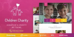 Children Charity - Nonprofit & NGO WordPress Theme 95% OFF