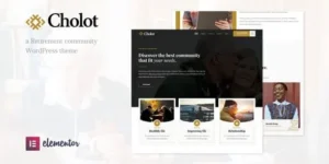 Cholot - Retirement Community WordPress Theme 95% OFF