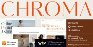 Chroma - Photography Portfolio WordPress Theme 95% OFF