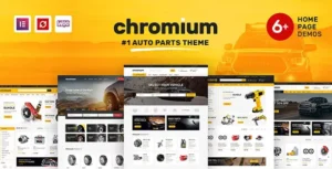 Chromium – Auto Parts Shop WordPress WooCommerce Theme [95% OFF]