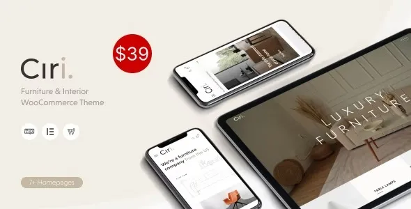 Ciri – Furniture & Interior WooCommerce Theme 95% OFF