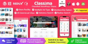 Classima – Classified Ads WordPress Theme [95% OFF]