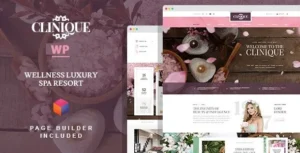 Clinique - Wellness Luxury Spa Resort WordPress Theme 95% OFF