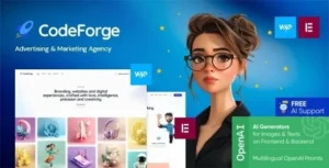 CodeForge - IT Company WordPress Theme 95% OFF
