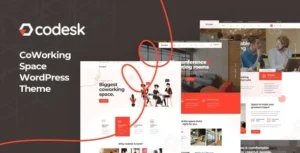 Codesk - Creative Office Space WordPress Theme 95% OFF