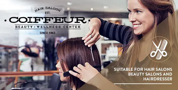 Coiffeur – Hair Salon WordPress Theme [95% OFF]