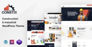 Constix – Construction Factory & Industrial WordPress Theme 95% OFF