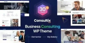 Consultix – Business Consulting WordPress Theme [95% OFF]