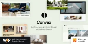 Convex - Architecture & Interior Design WordPress Theme 95% OFF