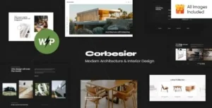 Corbesier- Modern Architecture & Interior Design WordPress Theme 95% OFF