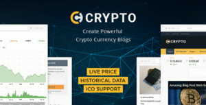 Crypto – Bitcoin & Cryptocurrency WordPress Theme MyThemeShop [95% OFF]