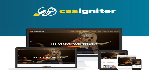 CSS Igniter Oscillator WordPress Theme [95% OFF]