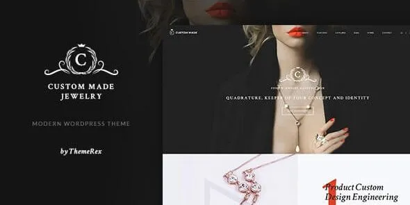 Custom Made – Jewelry Manufacturer and Store WordPress Theme 95% OFF