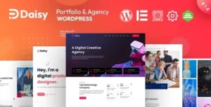 Daisy - Creative Agency WordPress Theme 95% OFF