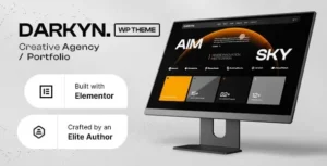 Darkyn - Creative Agency WordPress Theme 95% OFF