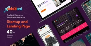 Debutant – Elementor Landing Page WP theme [95% OFF]