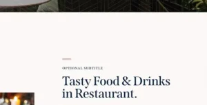Deliciosa - Restaurant, Cafe & Bar WordPress Theme 95% OFF