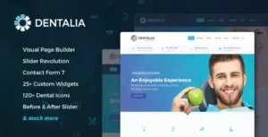 Dentalia – Dentist & Medical WordPress Theme [95% OFF]