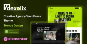 Dexolix – Digital Agency WordPress Theme 95% OFF