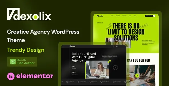 Dexolix – Digital Agency WordPress Theme 95% OFF