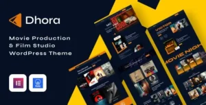 Dhora – Movie Production & Film Studio WordPress Theme 95% OFF