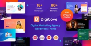 Digicove - Digital Marketing Agency WordPress Theme 95% OFF