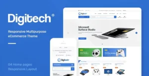 Digitech – Technology Theme for WooCommerce WordPress [95% OFF]