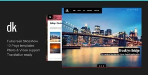 DK Photography WordPress Theme 95% OFF