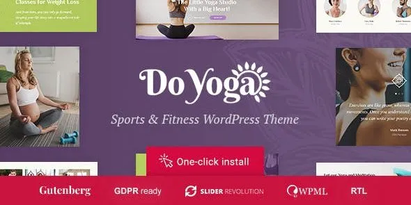 Do Yoga – Fitness Studio & Yoga Club WordPress Theme 95% OFF