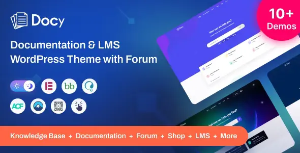 Docy – Premium Documentation, Knowledge base & LMS WordPress Theme [95% OFF]