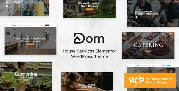 Dom – House Services Elementor WordPress Theme 95% OFF