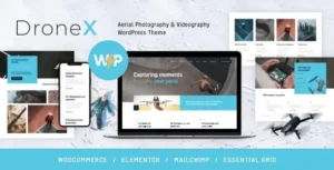 DroneX – Aerial Photography & Videography WordPress Theme 95% OFF