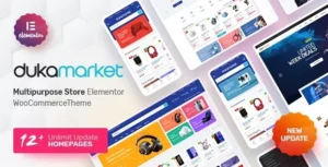 DukaMarket – Multipurpose WordPress Theme 95% OFF