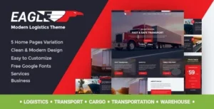 Eagle - Logistics & Transportation WordPress Theme 95% OFF