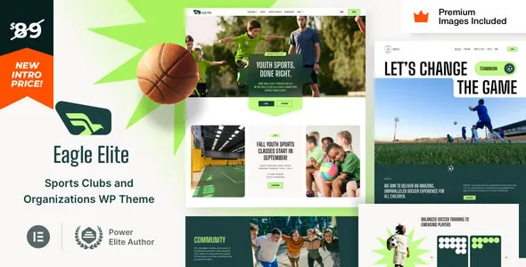 EagleElite – Sports Club WordPress Theme 95% OFF