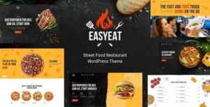 EasyEat - Street Food Restaurant WordPress Theme 95% OFF