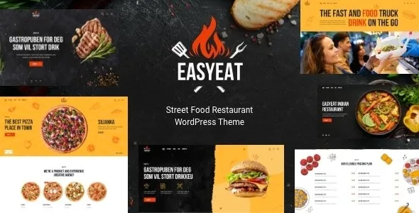EasyEat – Street Food Restaurant WordPress Theme 95% OFF