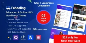 Echooling – Education WordPress Theme 95% OFF