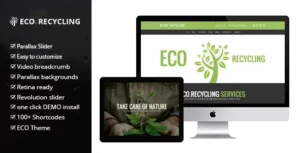 Eco Recycling – Ecology & Nature WordPress Theme [95% OFF]
