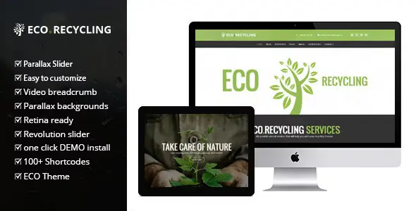 Eco Recycling – Ecology & Nature WordPress Theme [95% OFF]