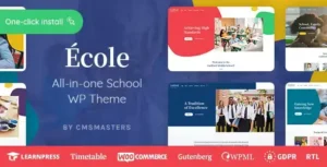 Ecole – Education & School WordPress Theme [95% OFF]
