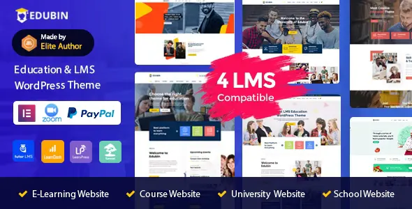 Edubin – Education WordPress Theme [95% OFF]