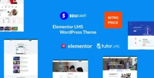 Educash WordPress LMS theme 95% OFF