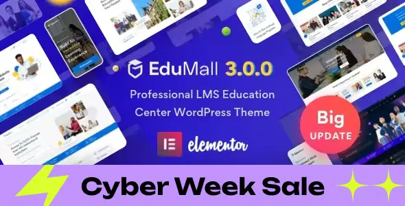 EduMall – Professional LMS Education Center WordPress Theme [95% OFF]